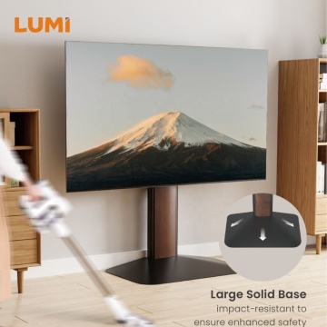LUMI Height-Adjustable Supersized Sturdy TV Floor Stand - FS48-46LD