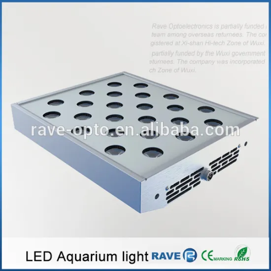 Small tank used 10" cheap LED aquarium light for coral reef plants with timer