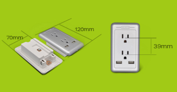 Hot Sale USB Power Socket electric wall socket with usb port