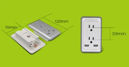 Hot Sale USB Power Socket electric wall socket with usb port