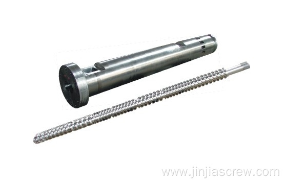 Twin Bimetallic Screw and Barrel For Rubber