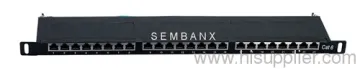 Cat6 Ftp 24 Ports 0.5u Patch Panel 