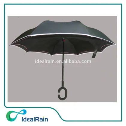 Wholesale Manual Open Reflective Reversible Umbrella Novelty Umbrella