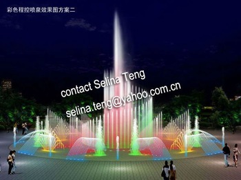 outdoor water fountain