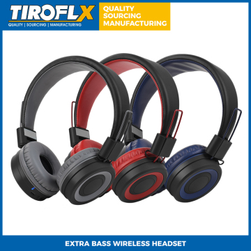 TIROFLX Extra bass wireless headset