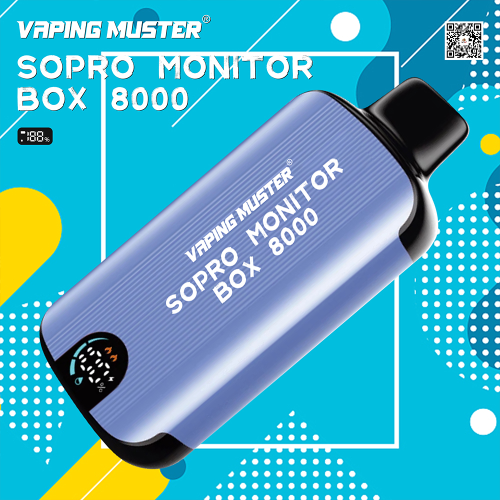 Sopro Monitor Box Vape 8000 Puffs