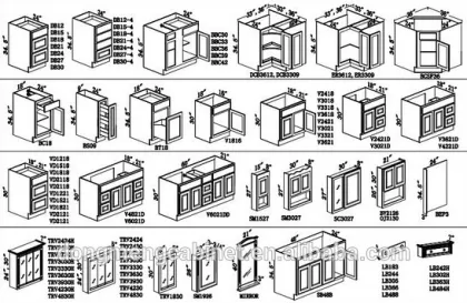 solid wood door plywood carcass kitchen cabinet