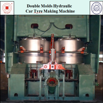 Double Molds Hydraulic Car Tyre Making Machine
