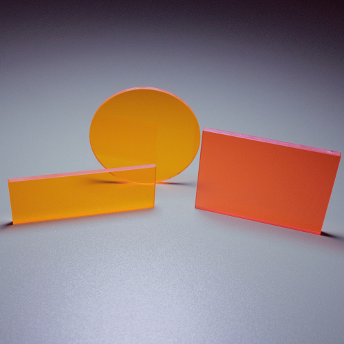 Круглый или квадратный оптический апельсиновый фильтр с длинным проходом