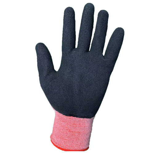 Pink Stretch Foam Gloves for Work Protection