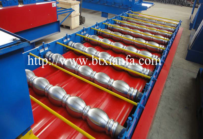 Double Layer arc cutting Roll Forming Machine