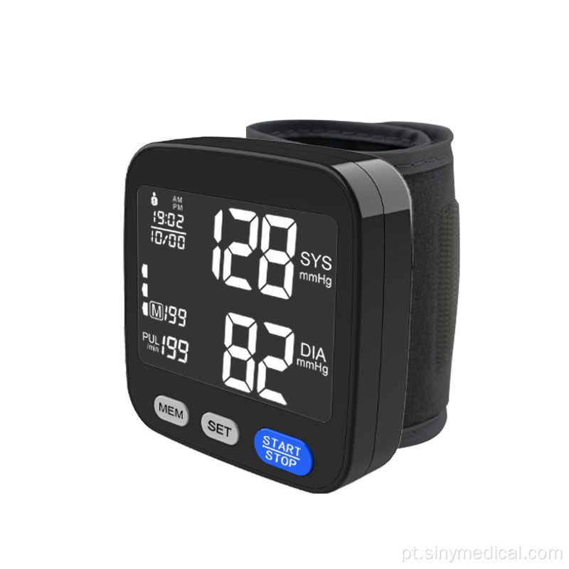 Monitor automático de pressão arterial do medidor BP