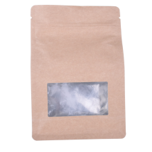 Stock Flat Bottom Bags With Clear Window