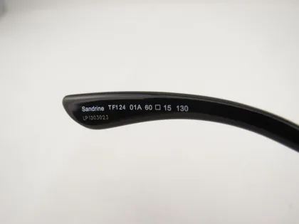 Black Tom Ford Womens Sunglasses For Oval / Round / Long Face Sandrine Tf124 01a 60mm Lens