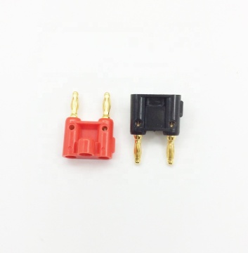 Bouchue de banane plaquée en or pure de 4 mm