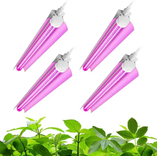 7Magic T8 LED Grow Light: Full Spectrum, Linkable Plant Tube for Microgreens and Lettuce Growth