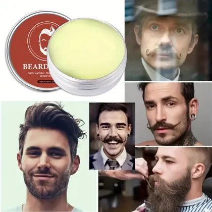 OEM 50g Pure Natural Men's Beard Balm for Softer Beard
