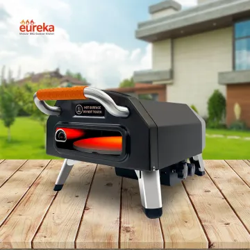 Italian Style Gas Propane Rotating Stone Outdoor Pizza Oven