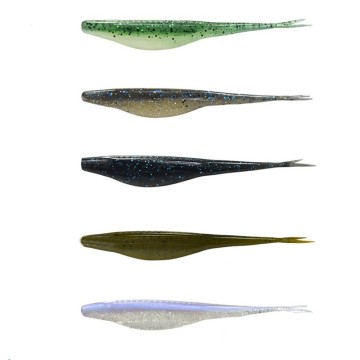 8pcs/bag Soft Wobbler X Tail Fishing Lures - 4inch/5inch Soft Plastic Bait with Double Fork Tail