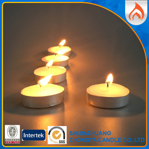 Hot Sale Paraffin Wax Unscented Glitter Tealight Candle