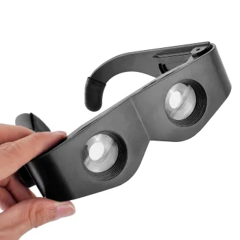 Portable Plastic Frame Magnifier Glasses for Outdoor Activities