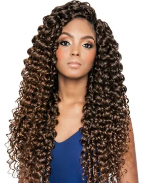 Wholesale Synthetic Colors 22 Inch Ombre Blonde Water Wave Crochet Extension Braiding Hair 27 Long Passion Twist Hair