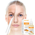 Rótulo privada Kojic ácido facial Cuidado com o soro de sérico lutas acne Antioxidante mancha escura corrigindo o açafrão Óleo