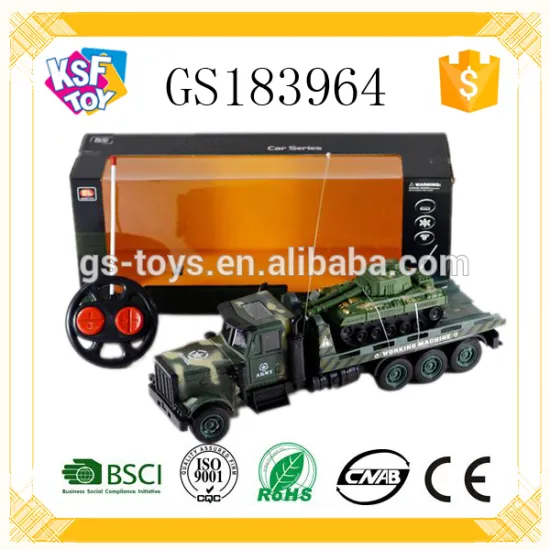 New Arrival 4 Channel R/C Military Vehicle Toys With Light And Music