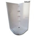 SALLY ABS White Acrylic Base Quadrant Shower Tray