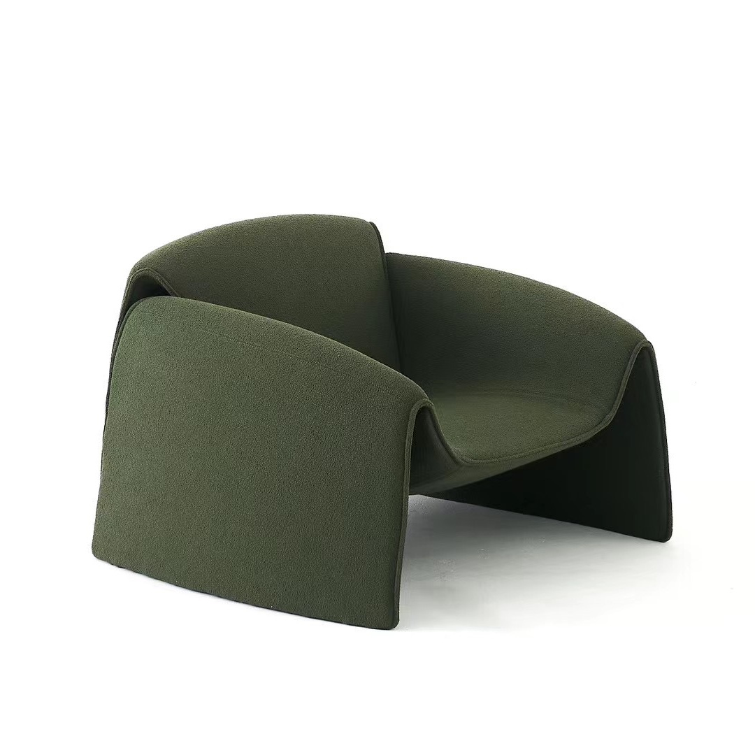 2023 Modèle de mode base en acier inoxydable avec chaise de loisirs moderne à haute densité