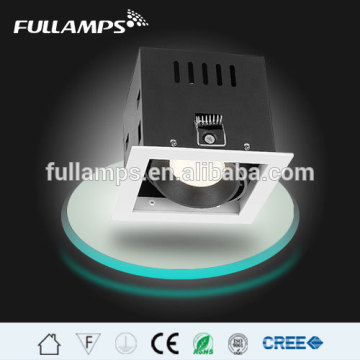 FR1054 led dimmable sigle head grille light,COB lens diffuser China Manufacturer