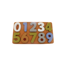 Silicone Colorful Number Shape Math Blocks