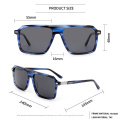 Durable and lightweight acetate sunglass styles