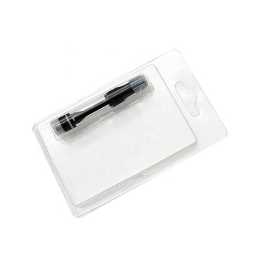 Plastic clear PET oil cartridge pen vape clamshell