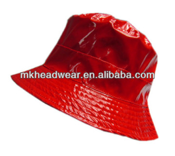 cool PVC bucket hat with side pocket