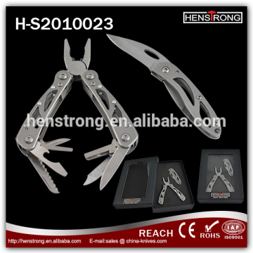 2016 Hot-selling Outdoor Multi-Function Small Hand Tool Set With Multi Pliers And Folding Knife
