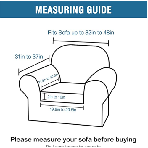 Printeded Stretch Sofa Slipcover
