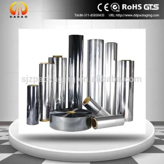 Metallized BOPP Film 18microns with Heat-Sealable