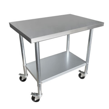 Stainless Steel Commercial Work Table for Kitchen
