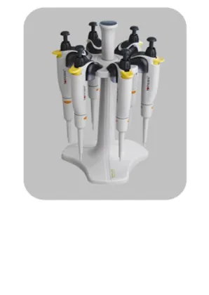 Multichannel pipette stand
