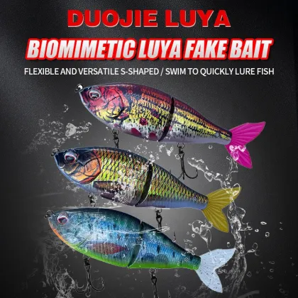 57g 145mm Glide Bait Jointed Swim Bait for Sea Bass Lures Trolling