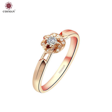 Beauty Artificial Finger Latest Design Diamond Ring