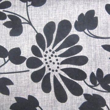 Flocked Faux Polyester Linen Fabric, Used for Home Textile Like Sofa Cushion