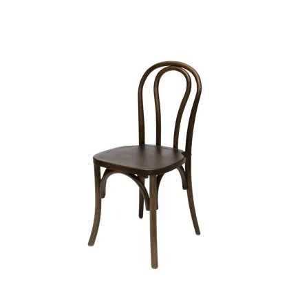 Customized Stacked Thonet Chairs for Outdoor Wedding Garden Ceremonies