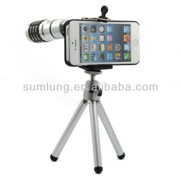 8X Zoom Optical Telescope Lens with Tripod for iPhone 4 & 4S