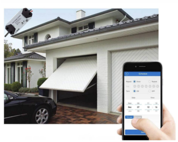 Smart WiFi Network Tuya Zigbee Garagentor Controller: Innen- und Außenhause -Automatisierungslösung