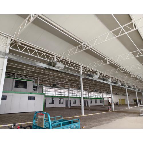 Glass And Sandwich Panel Greenhouse Structure