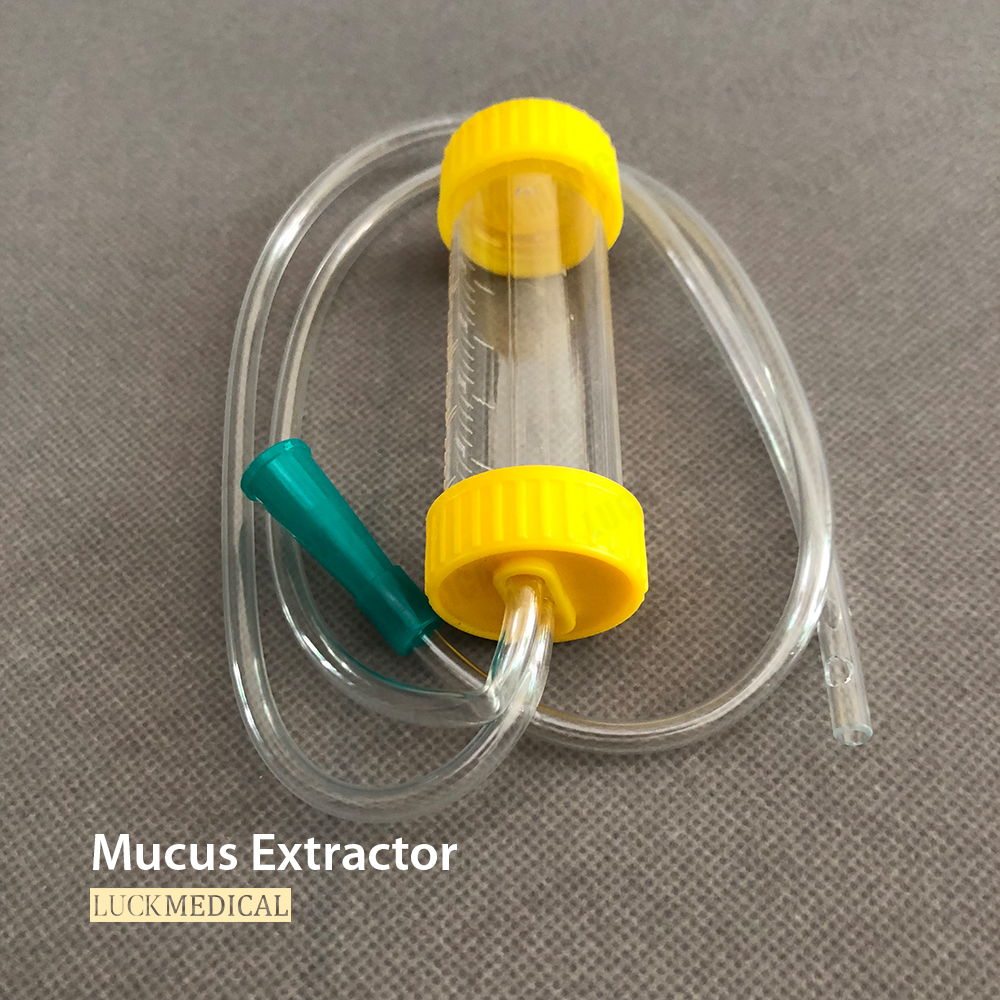 Extracteur de mucus en plastique médical à usage unique