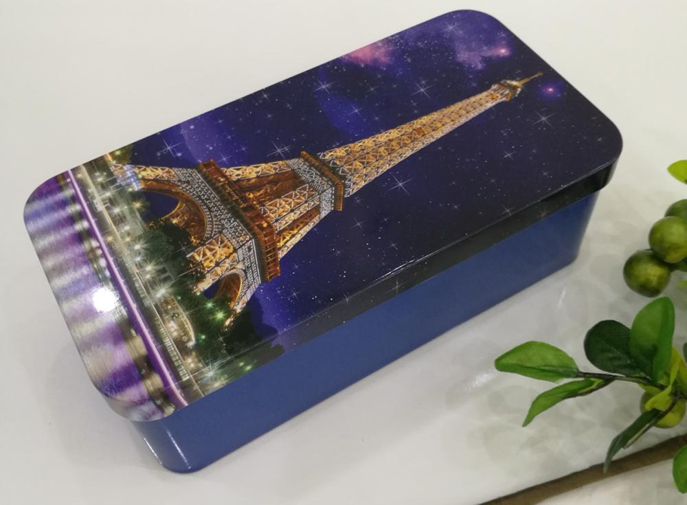 Customized Rectangular Stationery Tin Box