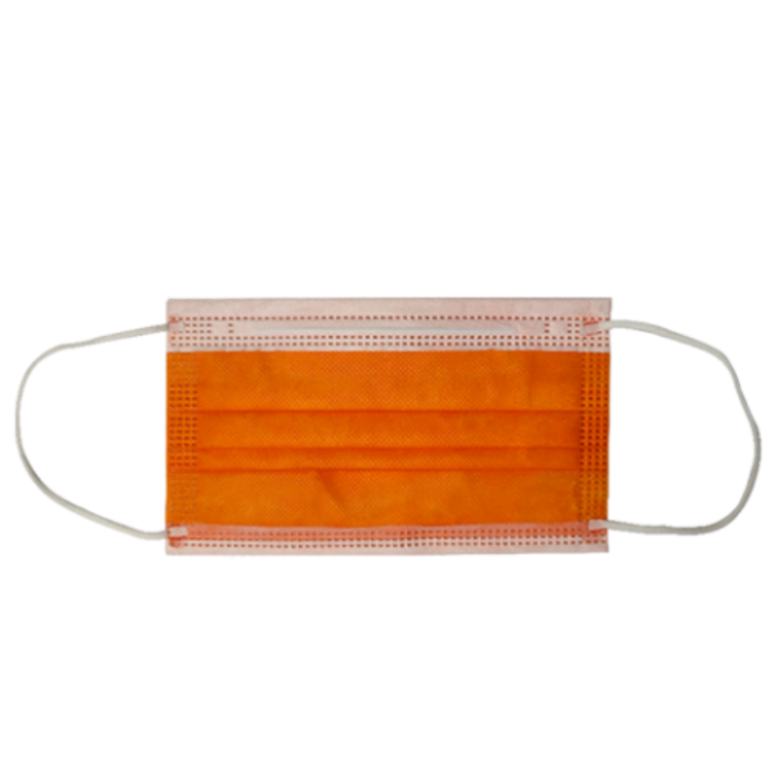 Masque de protection jetable orange